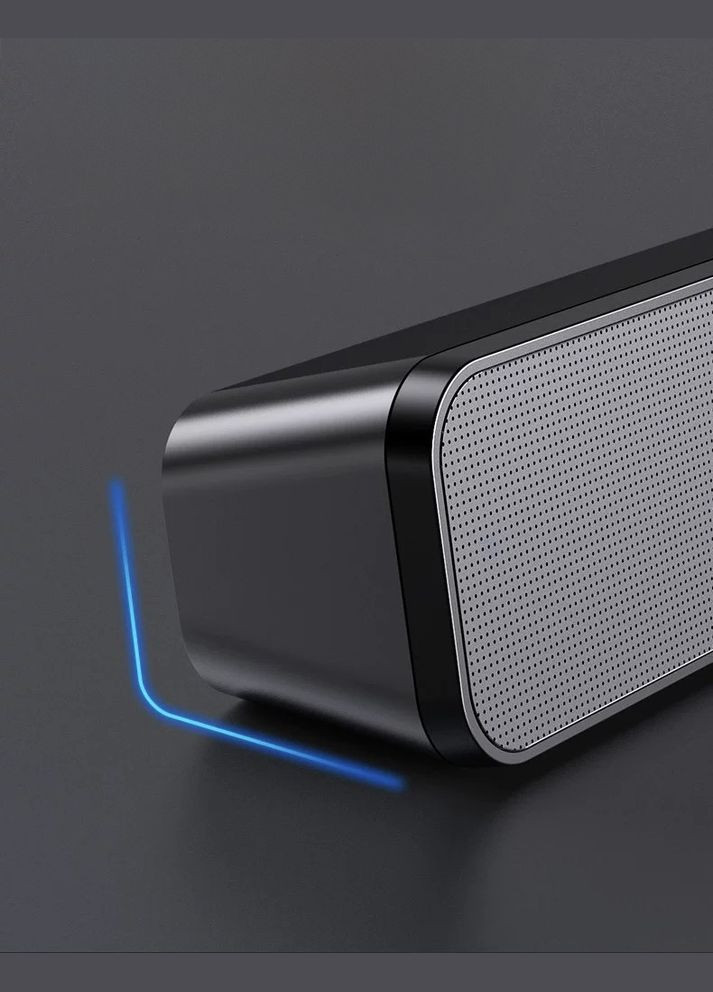 Стационарная акустическая система, колонка для ПК Lecoo DS111 RGB USB Black + Bluetooth USB + AUX Acer (325463153)