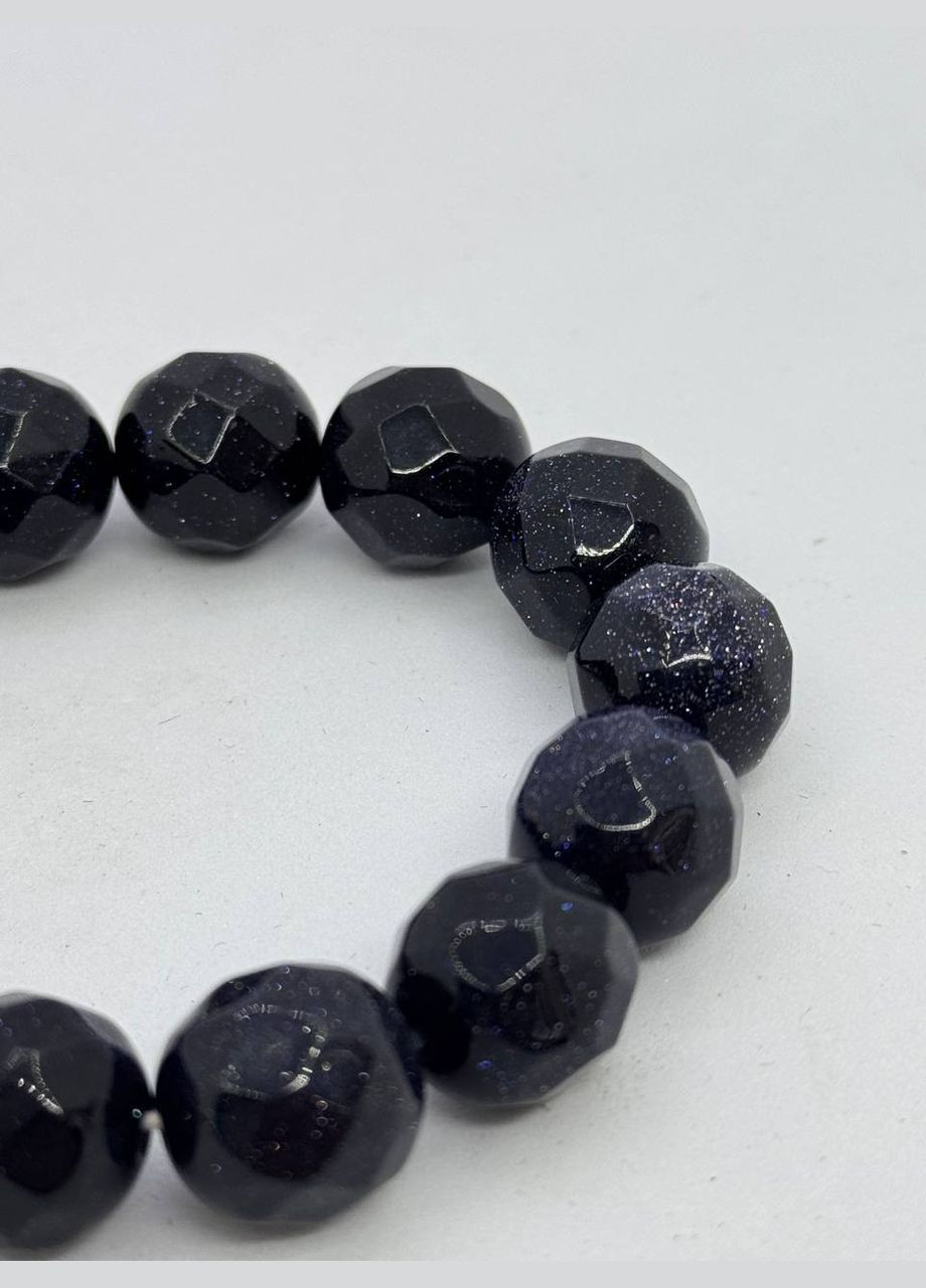 Браслет из авантюрина 18 см Синий No Brand (335249169)