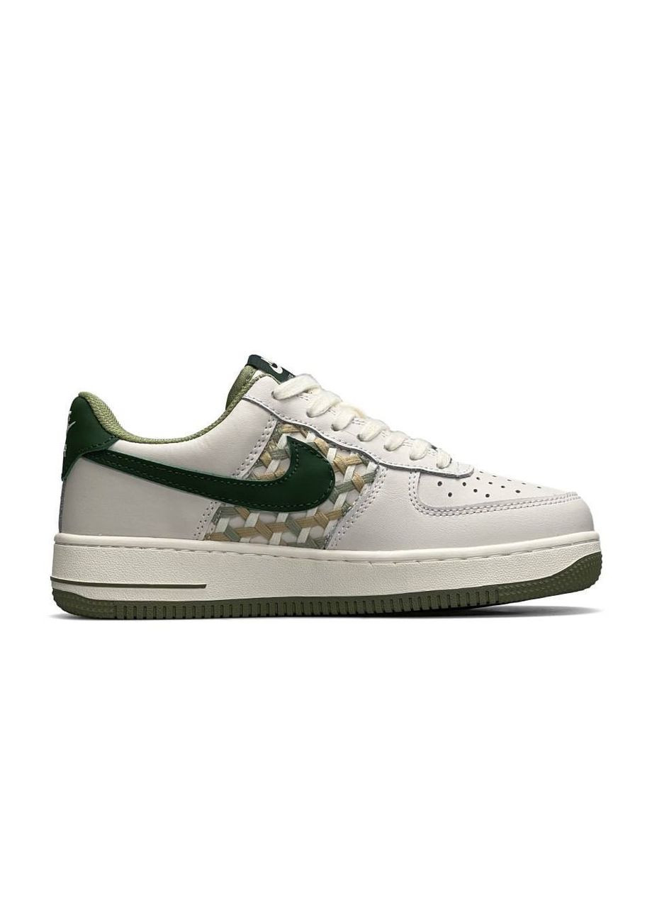 Кросівки жіночі Nike No Brand Air Force 1 Light Grey Green світло-сірі демісезони (327797651)