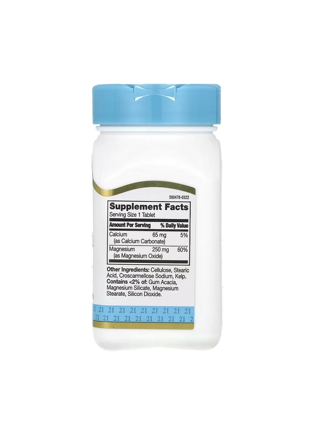 Оригинал! Magnesium 250 mg - 110 таб 21st Century (399348893)