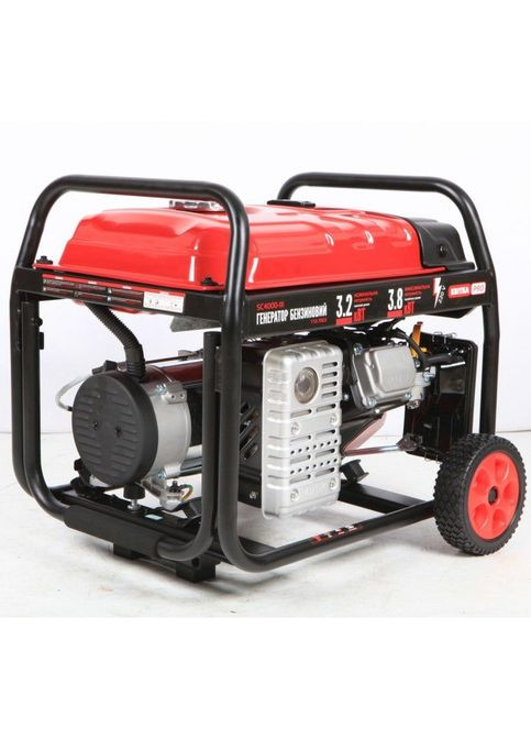 Бензиновий генератор SC4000E + олива (3.8 кВт) (110-7003) КВІТКА (365595456)