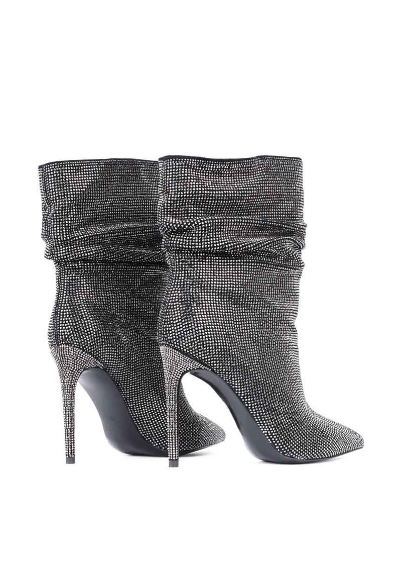 Осенние женские ботинки hs6188k-62-2 черный велюр MIRATON тканевые