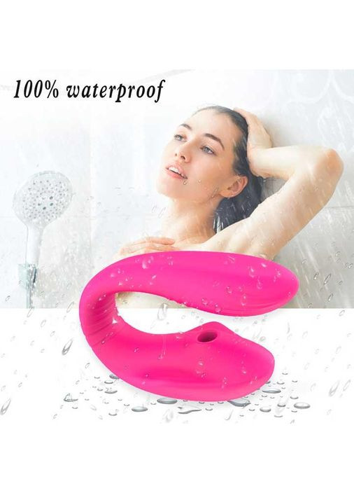 Вакуумний вібратор для пар Jony з 13 режимів вібрації фіолетового кольору з вібростимуляцією точки G та вакуумно China (360603988)