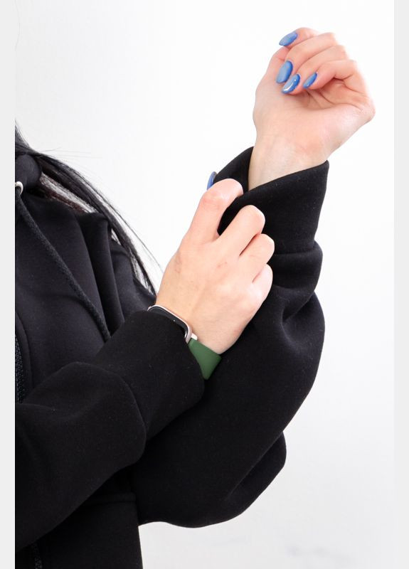 Чорна зимня толстовка жіноча hc (h001-8357-025) No Brand