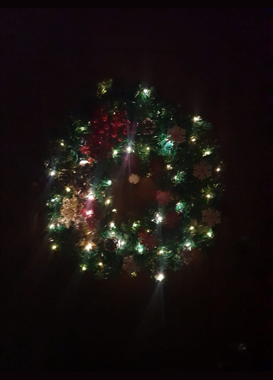 Венчик новогодний декоративный на двери No Brand (314762051)