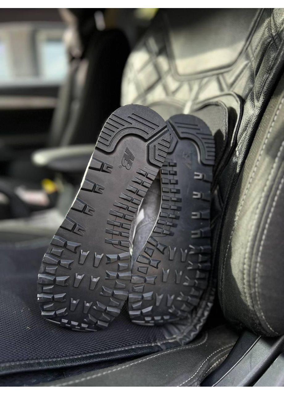 КРОССОВКИ ЖЕНСКИЕ NEW BALANCE 574 GREY WHITE WINTER НЬЮ БЕЛАНС 574 No Brand серые зима (368884467)