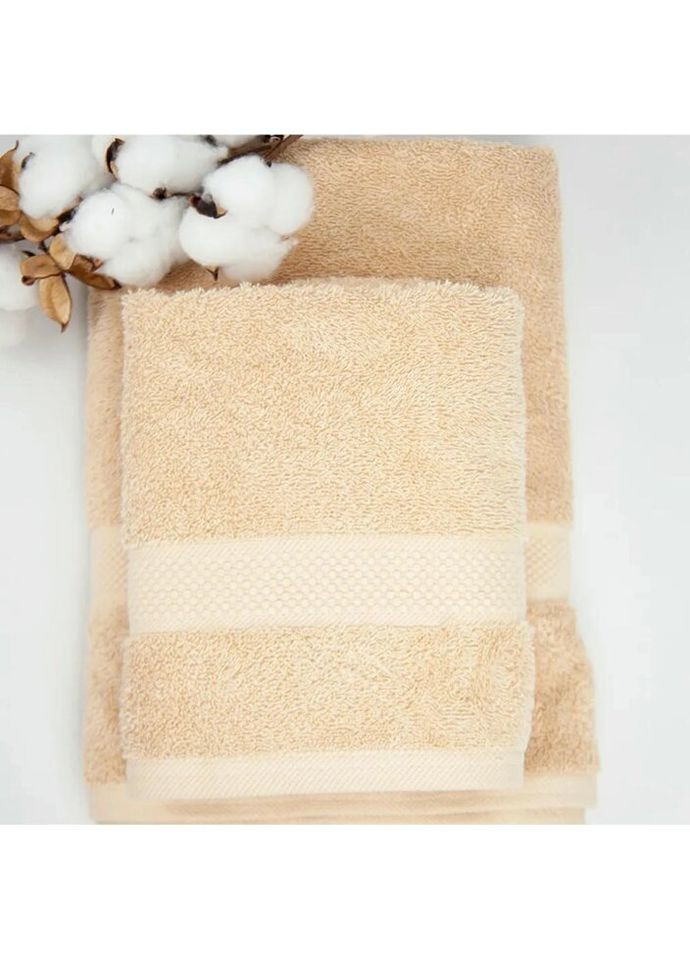 Полотенце для лица банное Honey Beige Р-04138-27853 70х140 см бежевое ТЕП комбинированный