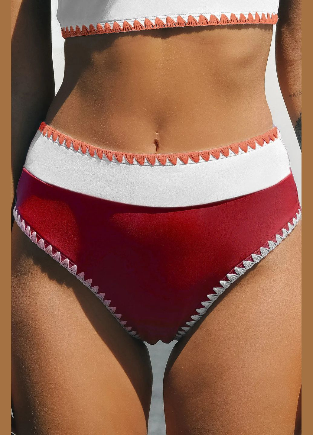 Цветные купальные трусики однотонные CUPSHE