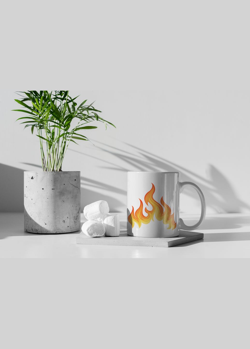 Чашка керамическая с принтом "Не делай Боссу нервы" 330 мл, белая No Brand (324264339)