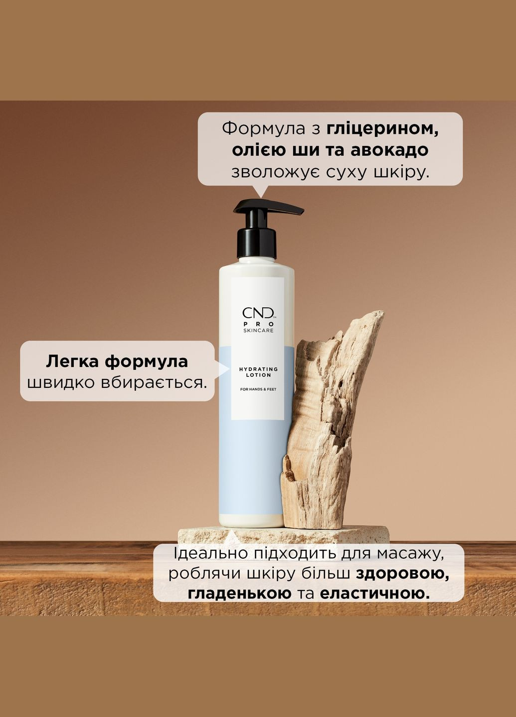 Зволожувальний лосьйон для рук і ніг Pro Skincare Hydrating Lotion 300 мл CND (346262974)