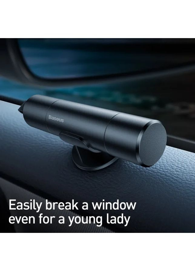 Спасательный молоток Sharp Tool Safety Hammer Dark gray (CRSFH-0G) Baseus (323108023)