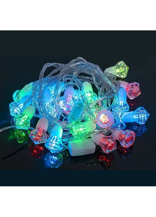 Гирлянда электрическая "Бриллиант" 20 шт 5М LED цветная D-38 KNZ No Brand (390046704)