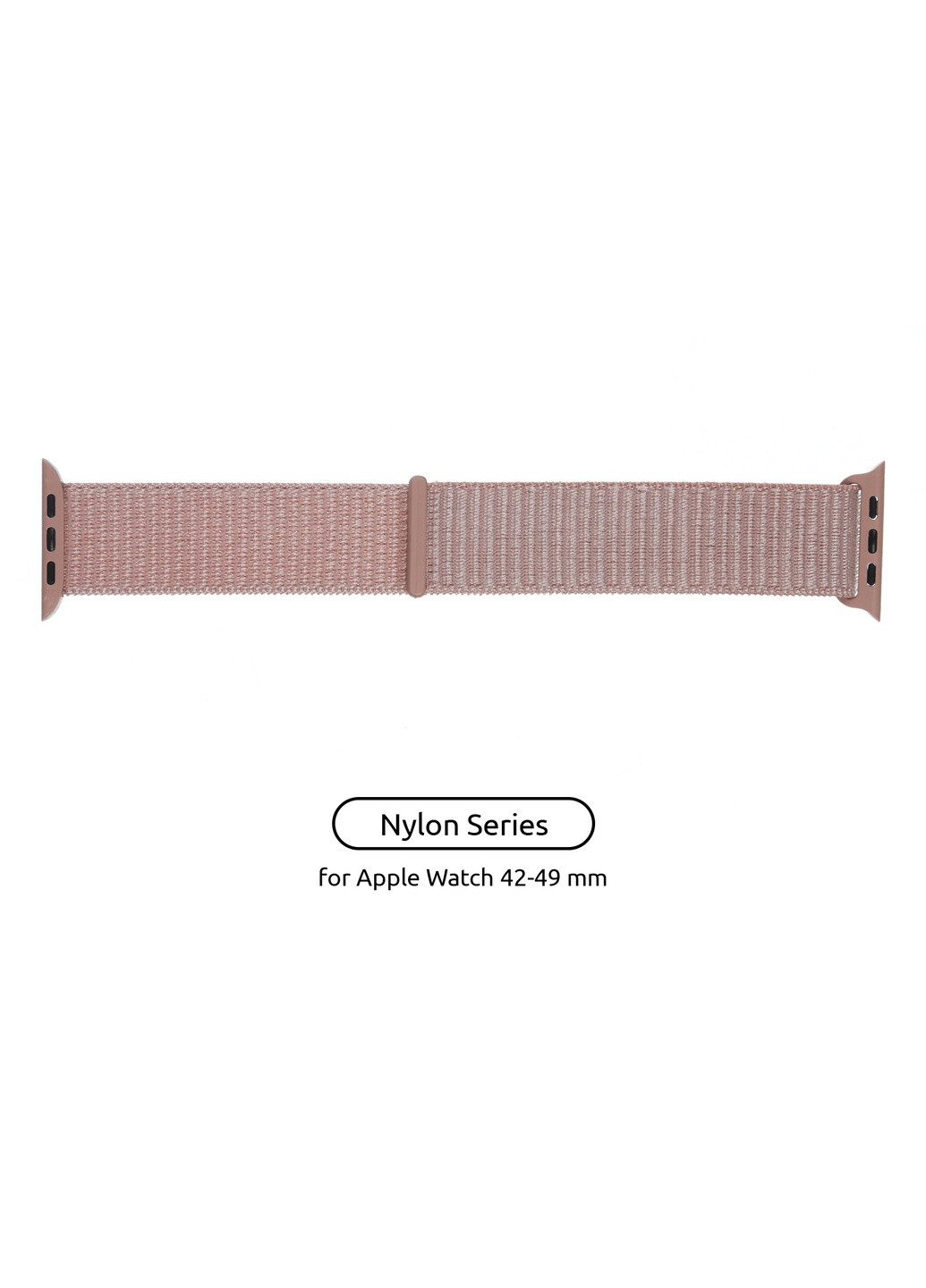 Ремешок Nylon Band для Apple Watch All Series 42/44/45/49mm Pink Sand (ARM56052) ArmorStandart (259967677)
