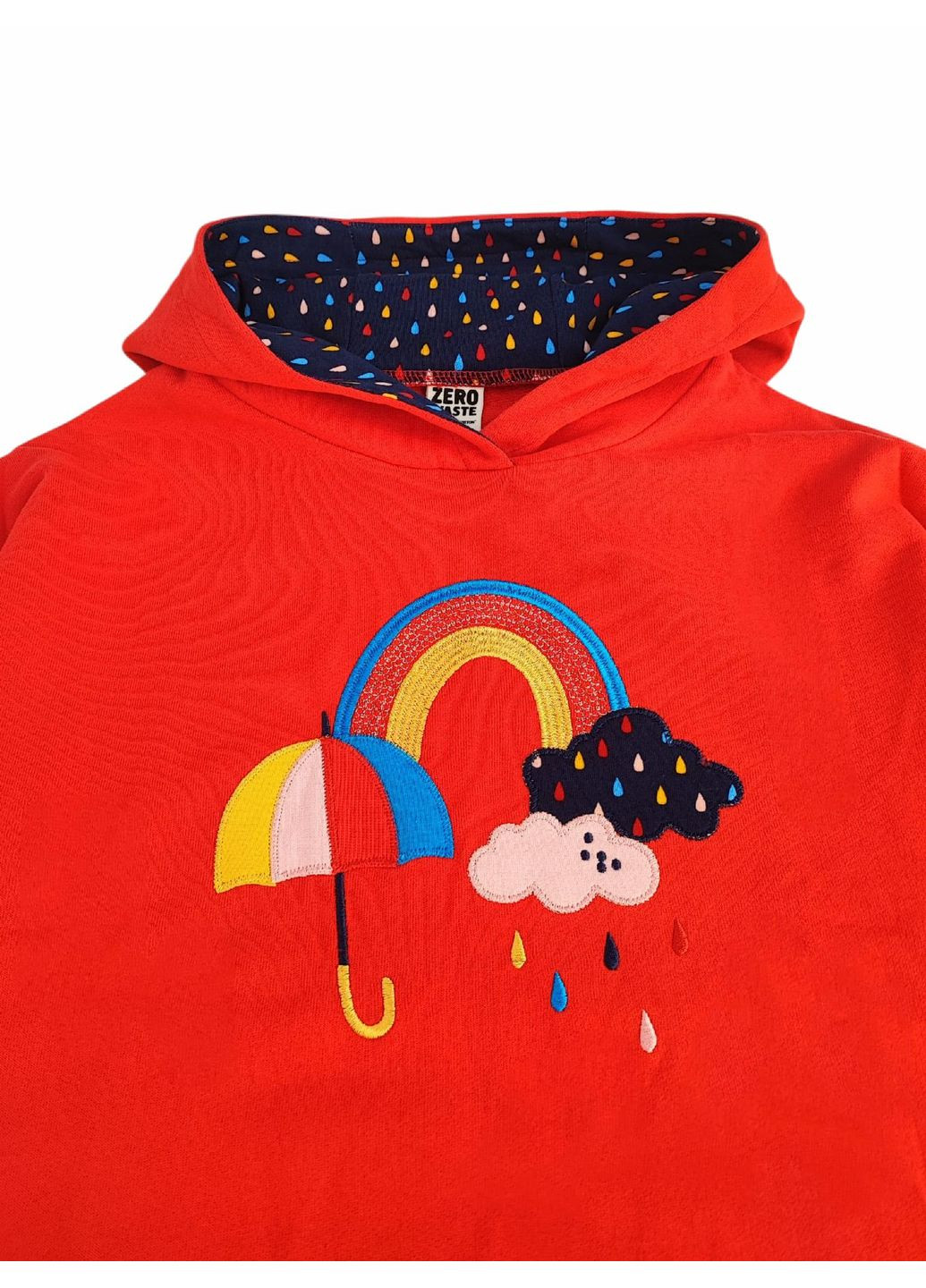 Дитяче худі для дівчинки Червоне (25111270) Green Cotton (369502774)