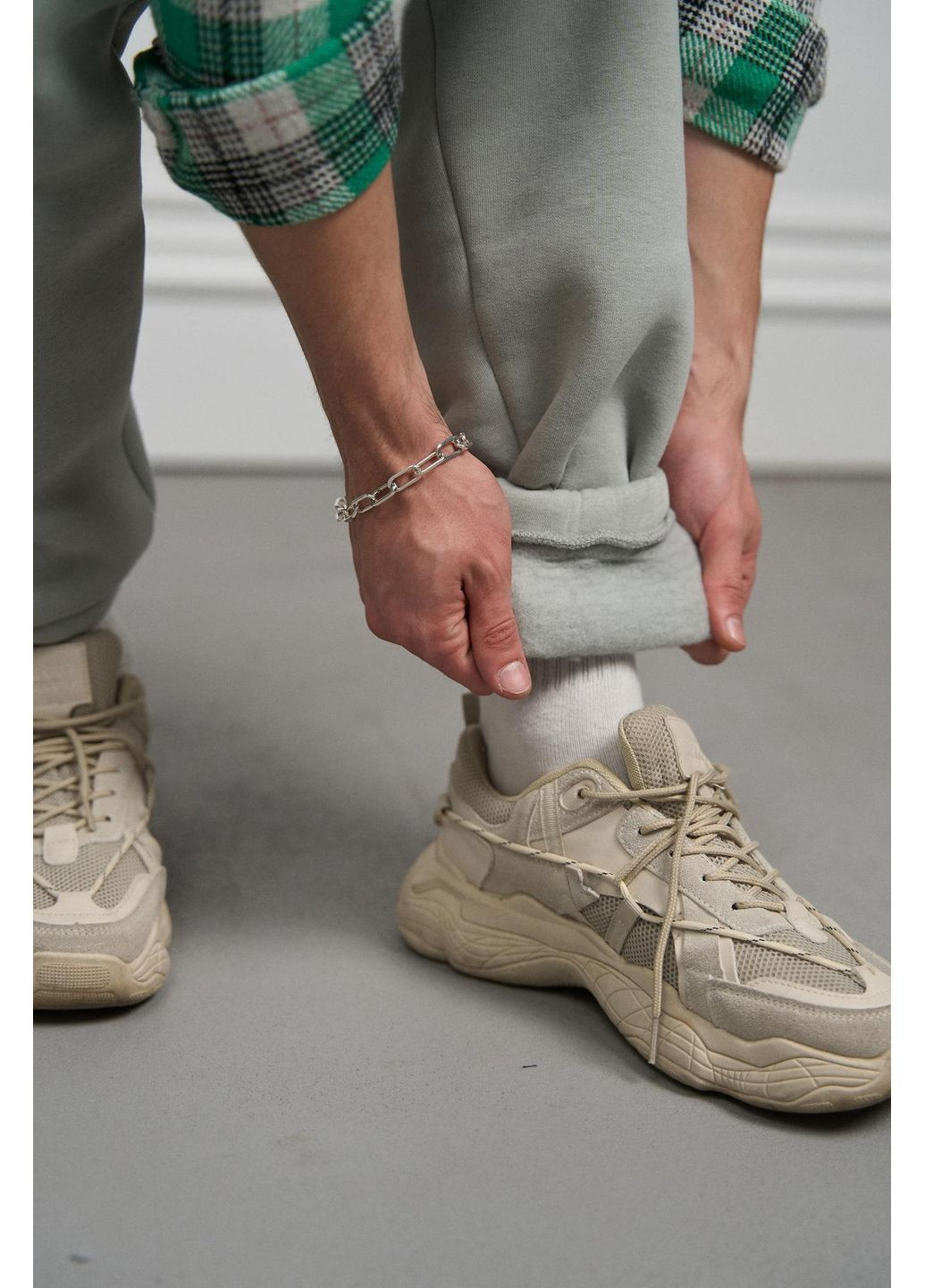 Чоловічі утеплені штани-карго з тринитки Vakko (361657533)