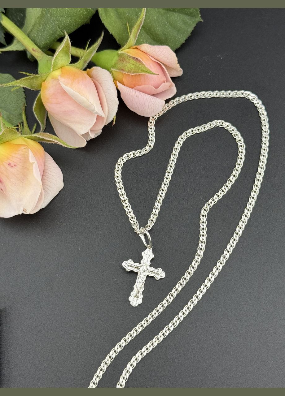 Религиозный комплект "Цепочка и крестик" (детский) No Brand (327430127)