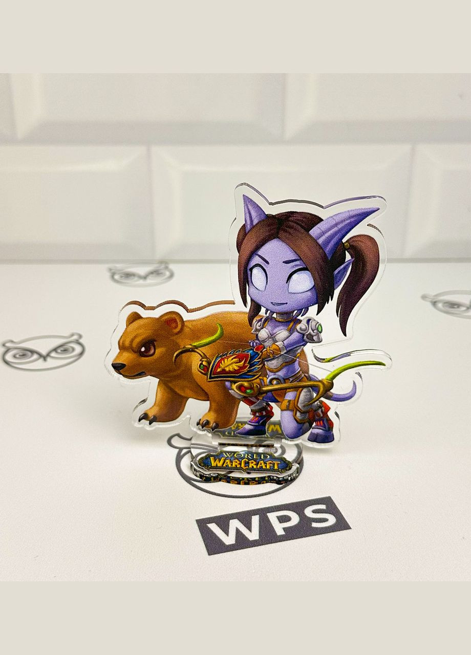 Акрилова колекційна фігурка World of Warcraft Чібі Chibi Нічна ельфійка 1 10 см No Brand (339618215)