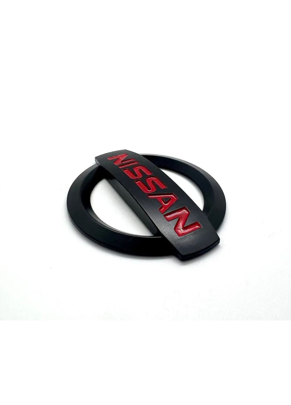 Эмблема решетки / багажника (Черная Матовая) 118х100 мм (на скотче) Nissan (369612015)