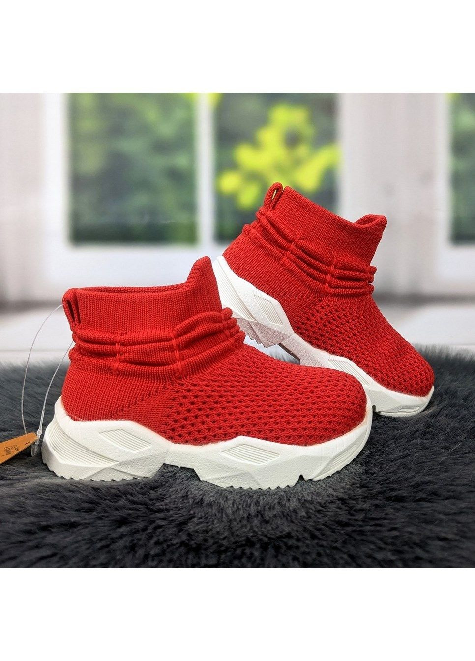 Червоні літні кросівки дитячі для дівчинки FZD