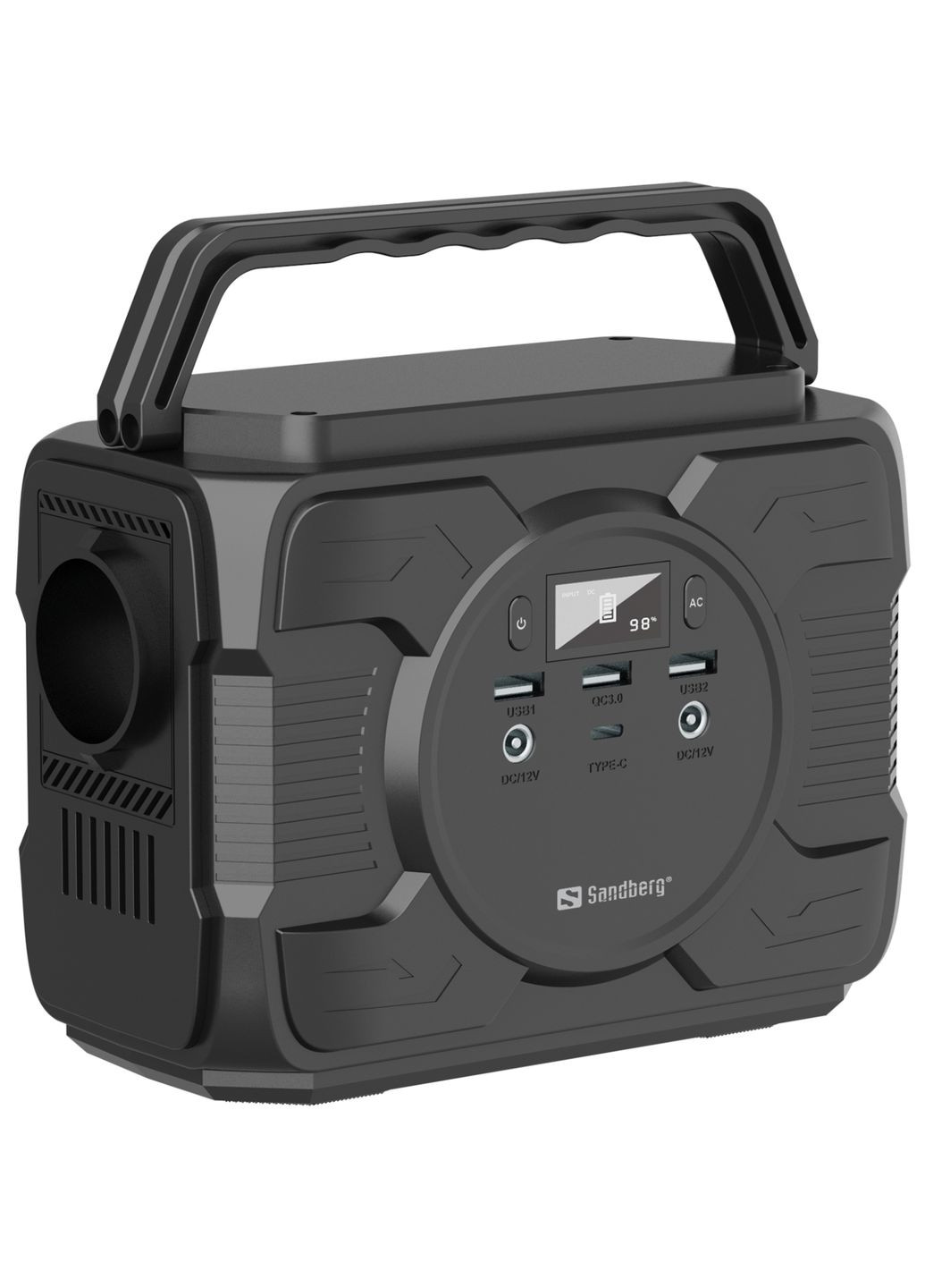 Зарядна станція AC 200 (173 Вт/г) 200W, Type-C in/out 100W, Li-ion, ліхтарик 4Вт Sandberg (314832390)