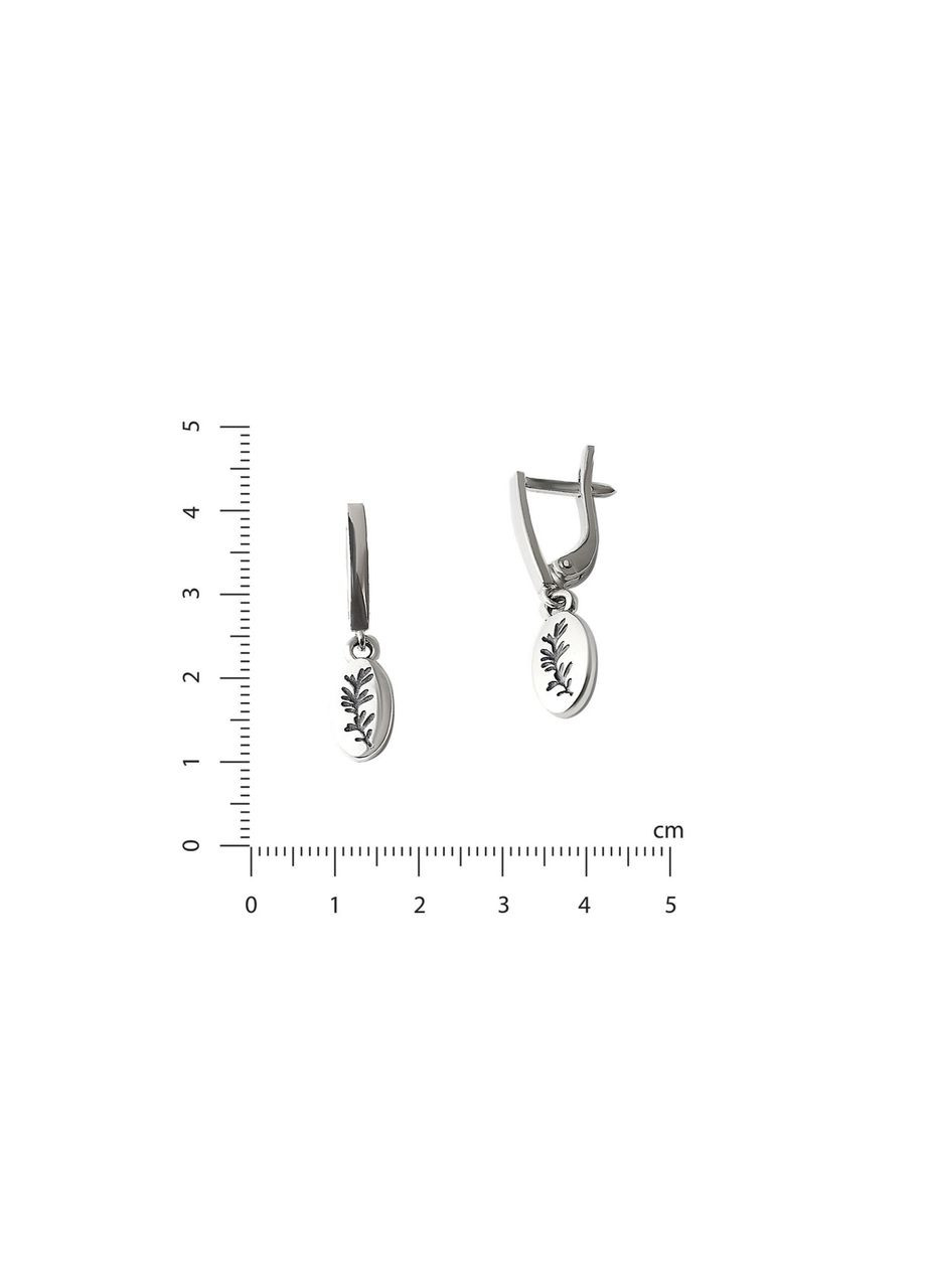 Сережки срібні Флора 925 Skifska Etnika (364202688)