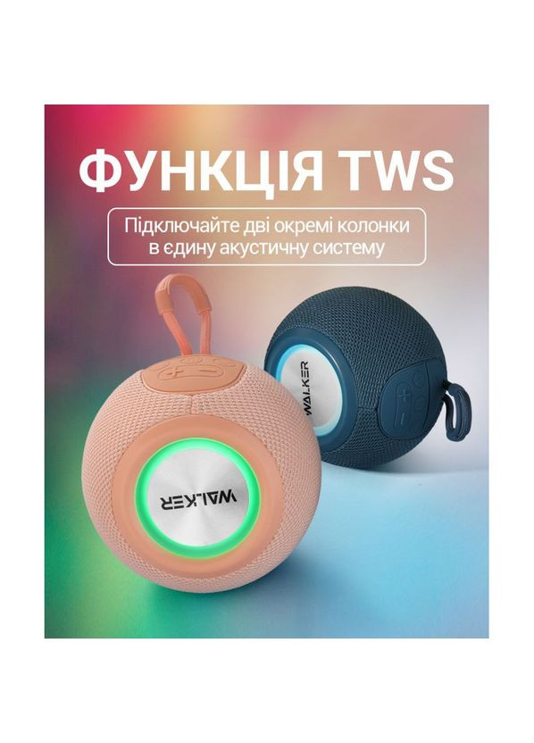 Портативна колонка WSP-115 black Walker (322706377)