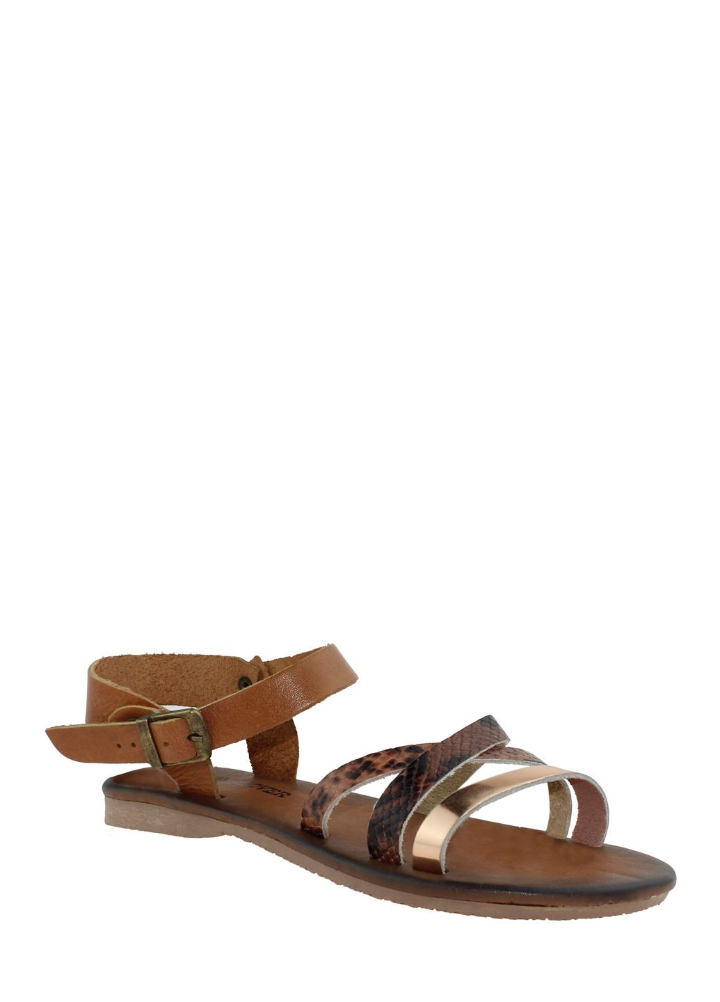 Коричневые босоножки g102.12 коричневый Goover