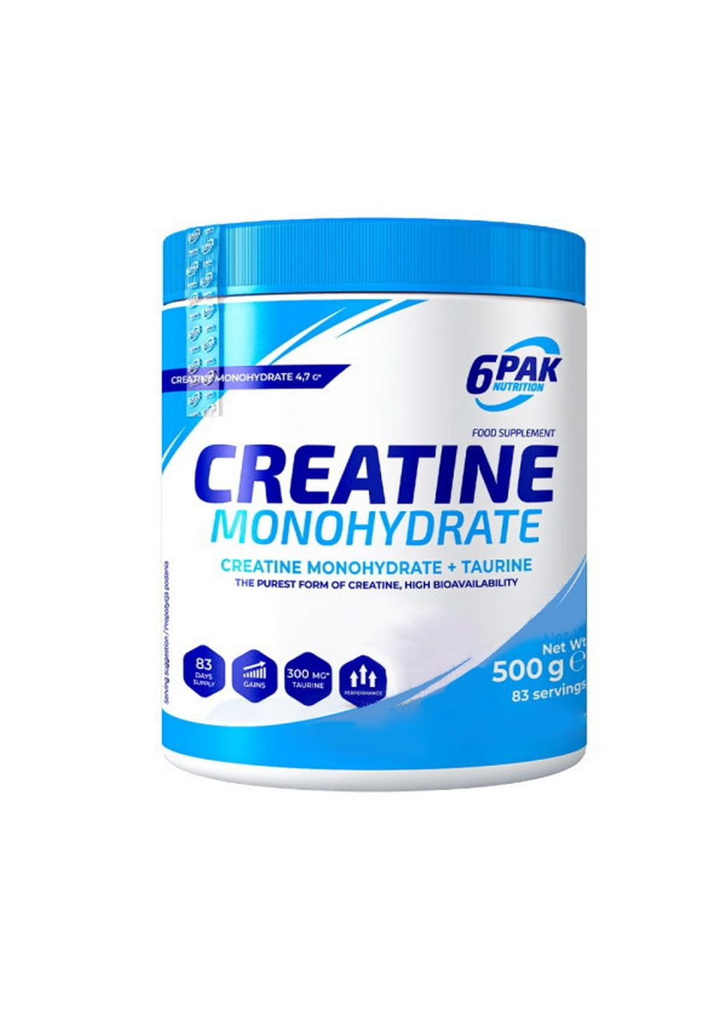 Креатин Creatine Monohydrate, 500 грамм Грейпфрут 6PAK Nutrition (293482630)