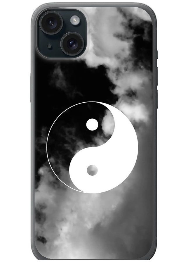 Силіконовий чохол 'Інь і янь' для Endorphone Apple iPhone 15 Plus (365818665)