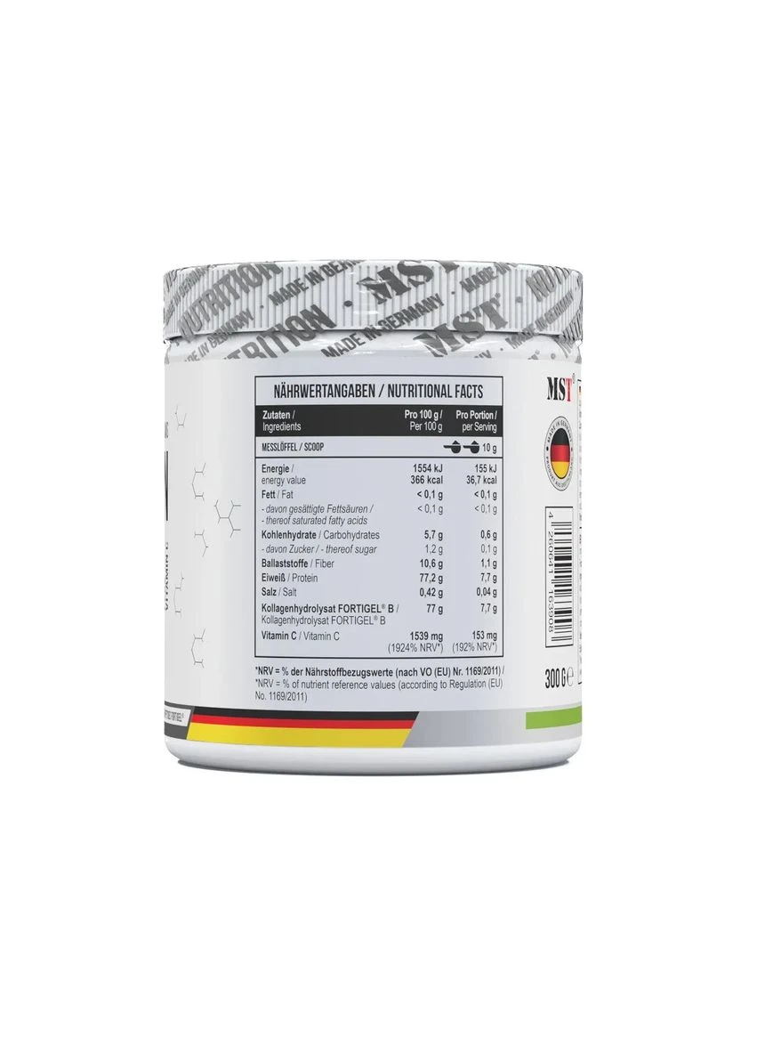 Пептиди колагену Collagen Peptides + Vitamin C зелене яблуко 300 г MST (361119289)