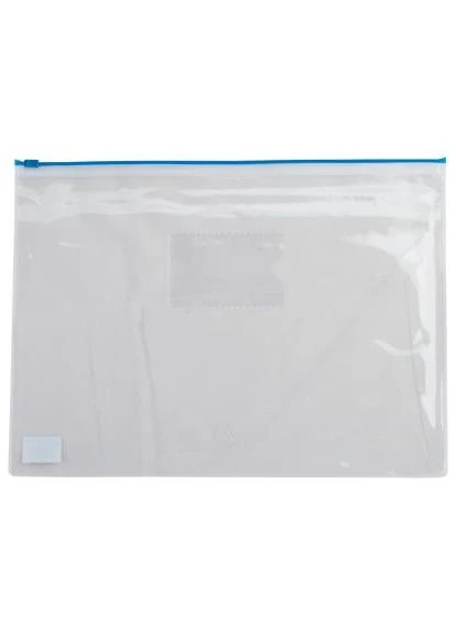 Папка на блискавці А5, plastic zipper blue (BM.3947-02) Buromax А5, plastic zipper blue (401191375)