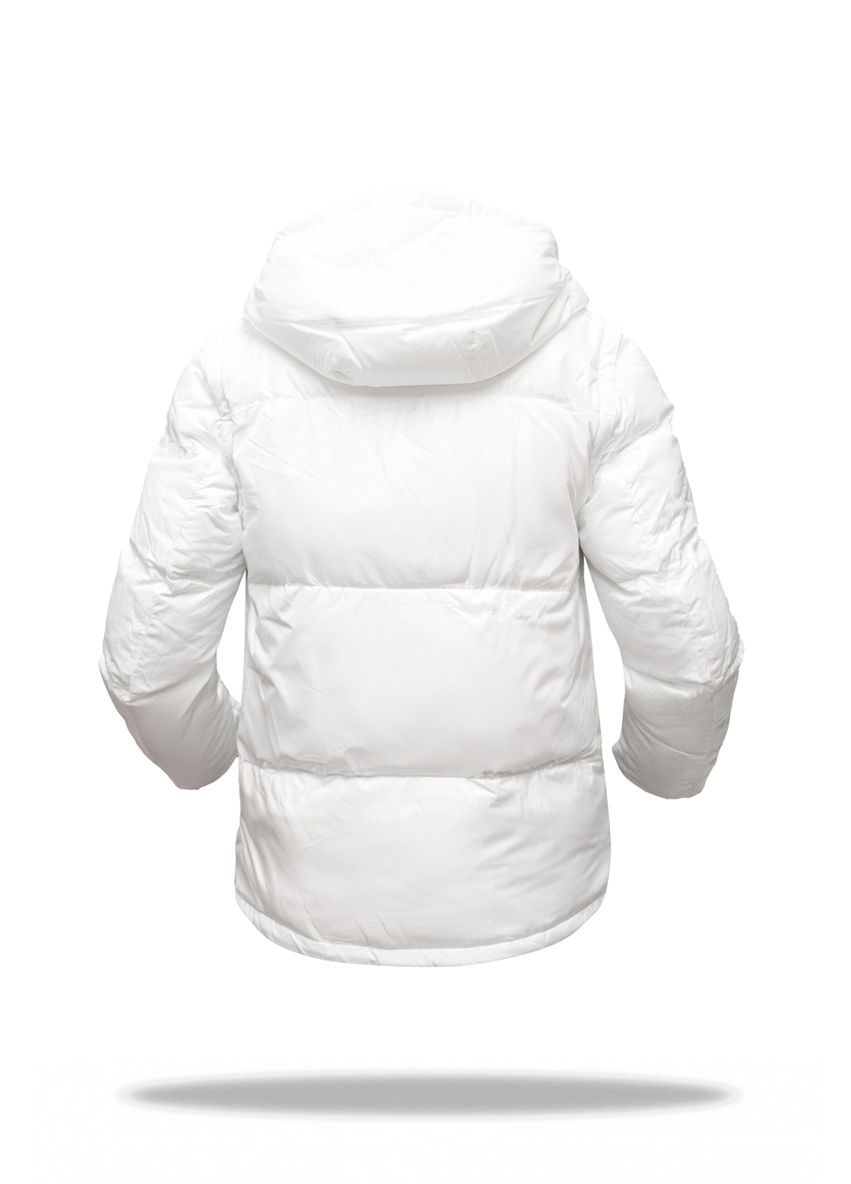 Белая зимняя куртка женская трансформер uf 23033 белая Freever