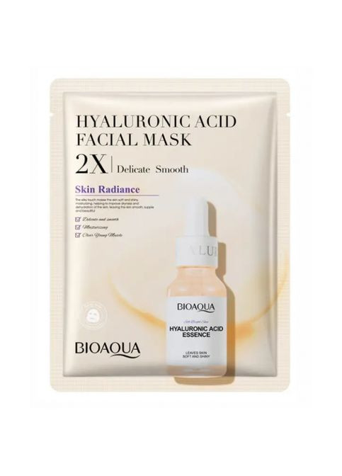Тканевая маска для лица с омолаживающим, увлажняющим и тонизирующим эффектом 30 г Bioaqua (361865726)