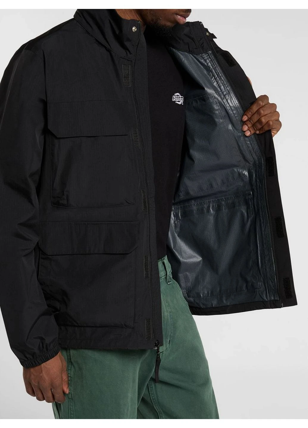 Черная зимняя демисезонная куртка 10222814 чёрный dim607 Dickies