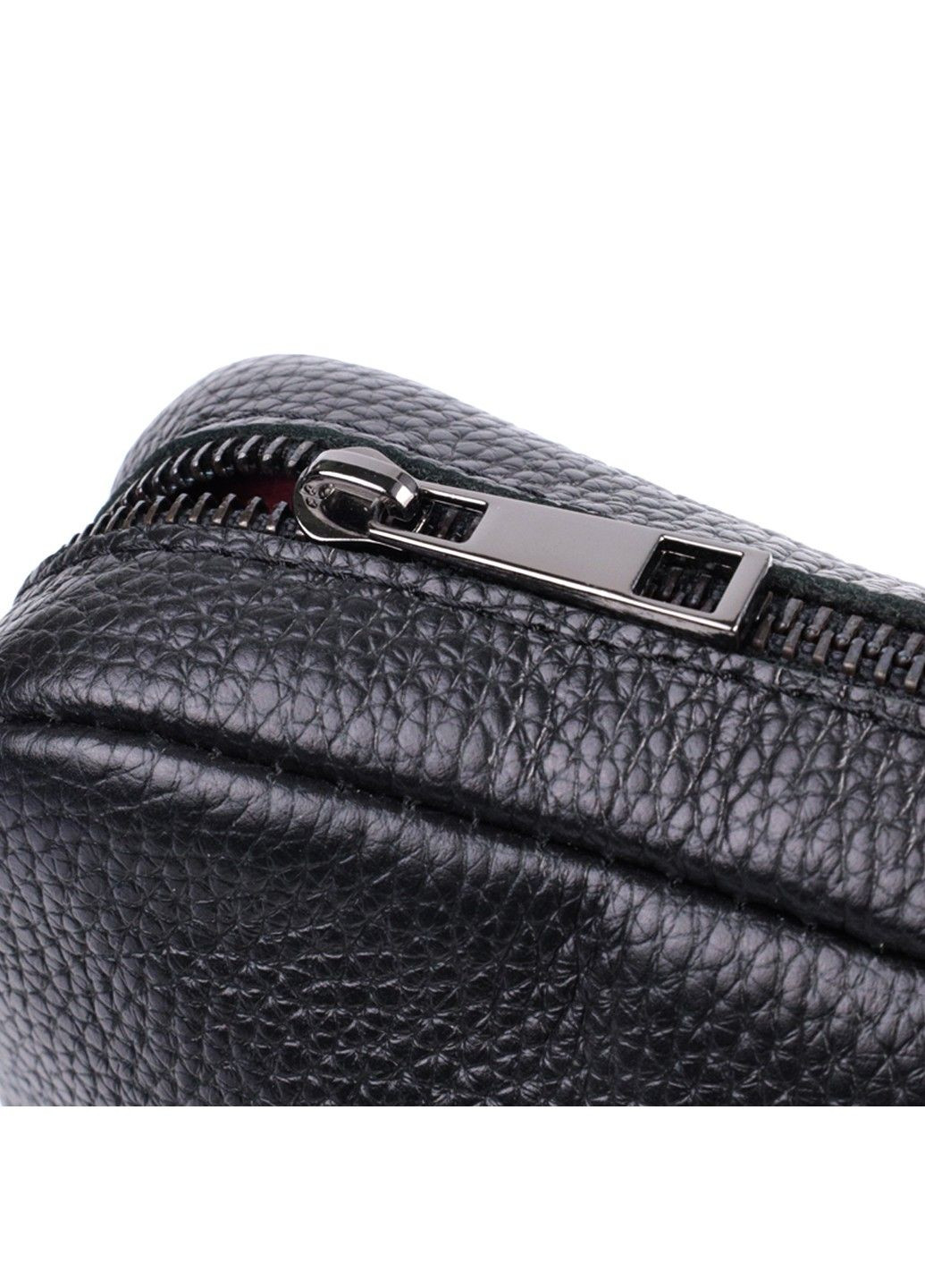 Класична сумка крос-боді із зернистої натуральної шкіри 22842 Чорна Shvigel (307053964)