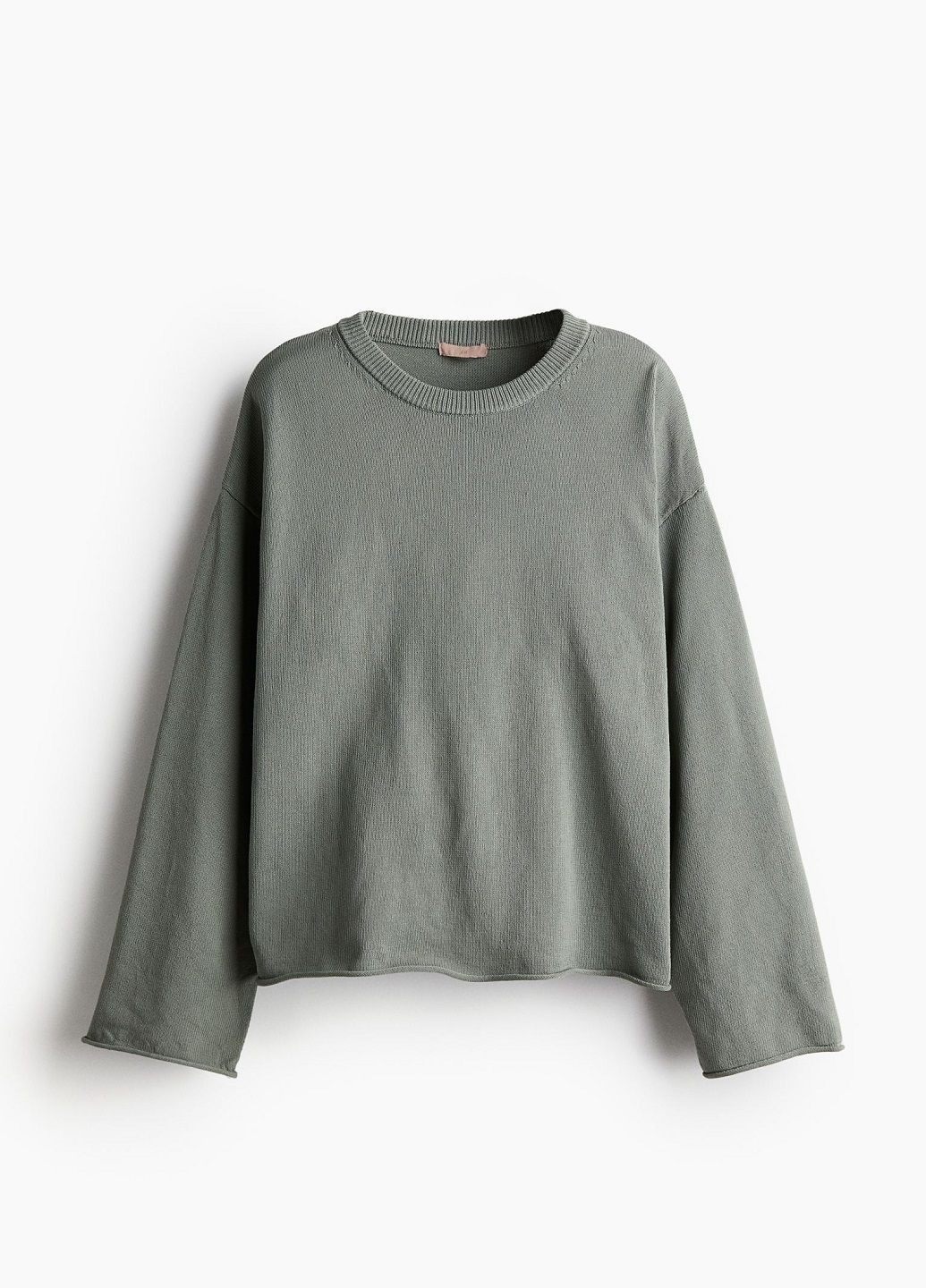 Оливковий (хакі) демісезонний светр H&M