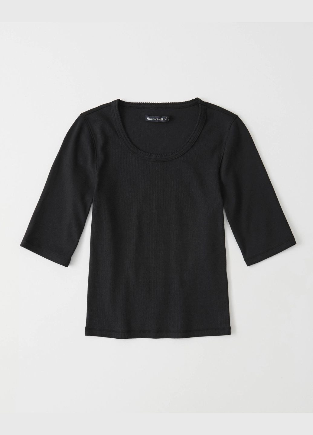 Черная летняя футболка женская - футболка af5887w Abercrombie & Fitch