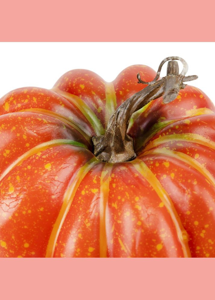 Декоративная тыква, оранжевая, 16 см ELISEY (324795033)