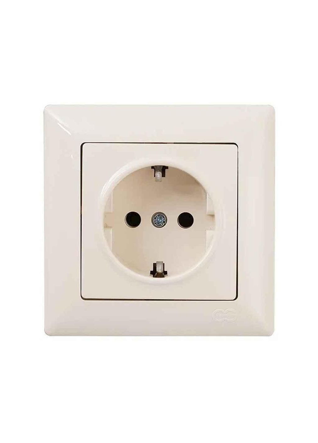 Розетка крем з з/к штепсельна VISAGE ТМ Gunsan (305765267)