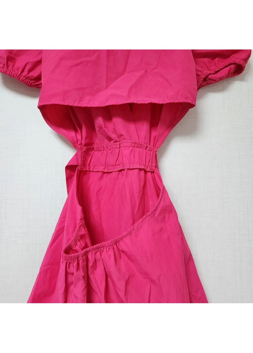 Розовое платье весенне-летнее Stradivarius