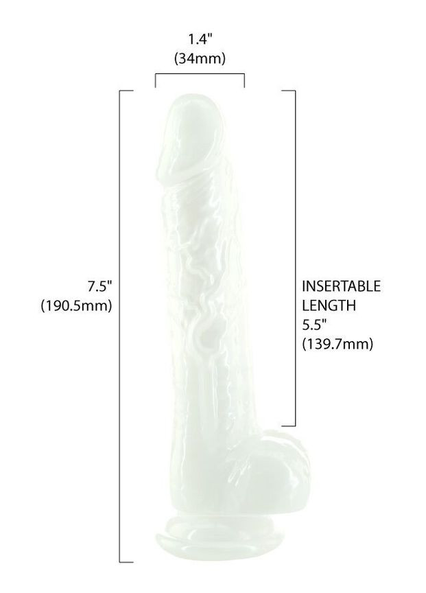 Жемчужный фаллоимитатор на присоске Pearl by 7,5″ Dong, виброшар в подарок - CherryLove ADDICTION (332209909)