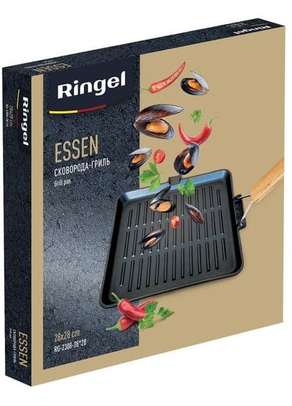 Сковорода гриль Essen 28 см (RG-2308-28*28) Ringel (372464869)