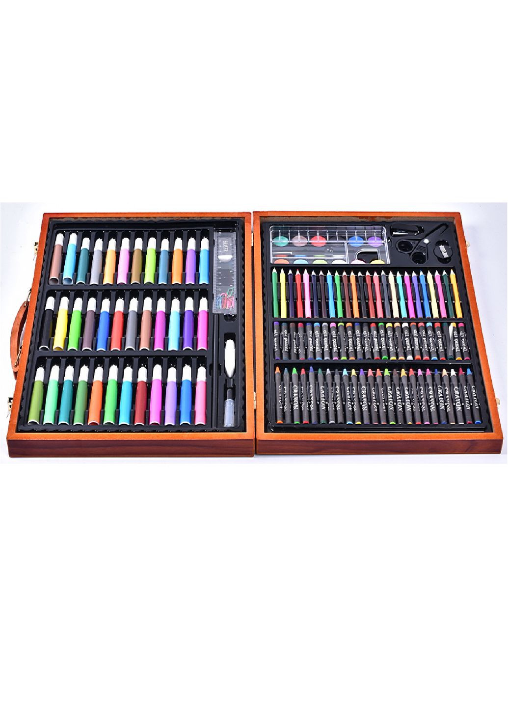 Набір для дитячої творчості в дерев`яному кейсі на 150 предметів Worison (322635075)