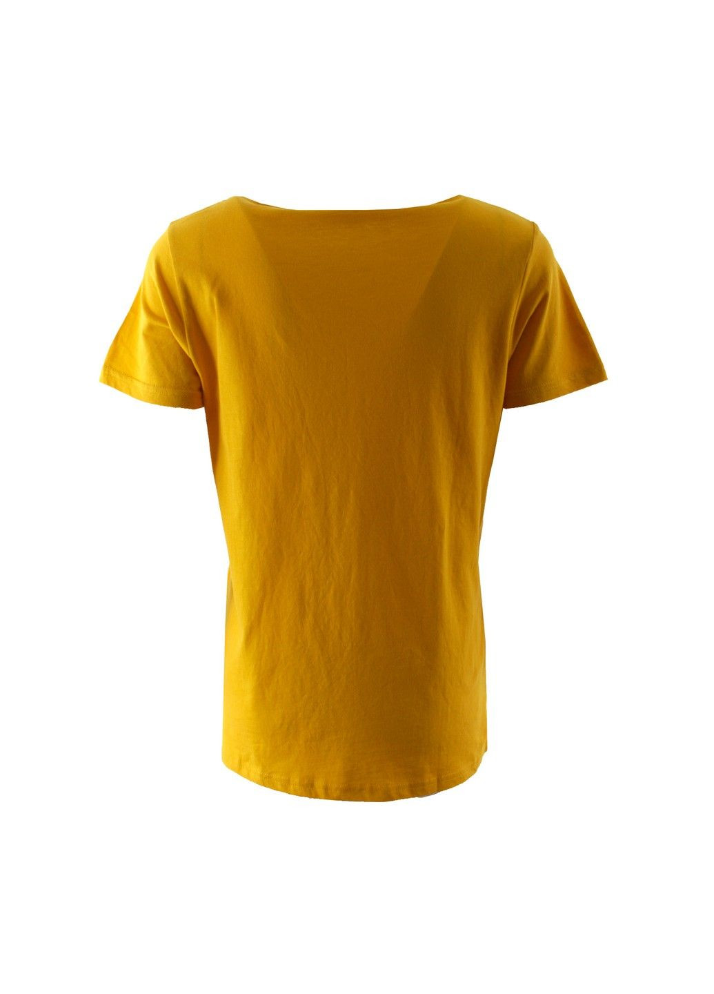 Желтая женская футболка Fine Look