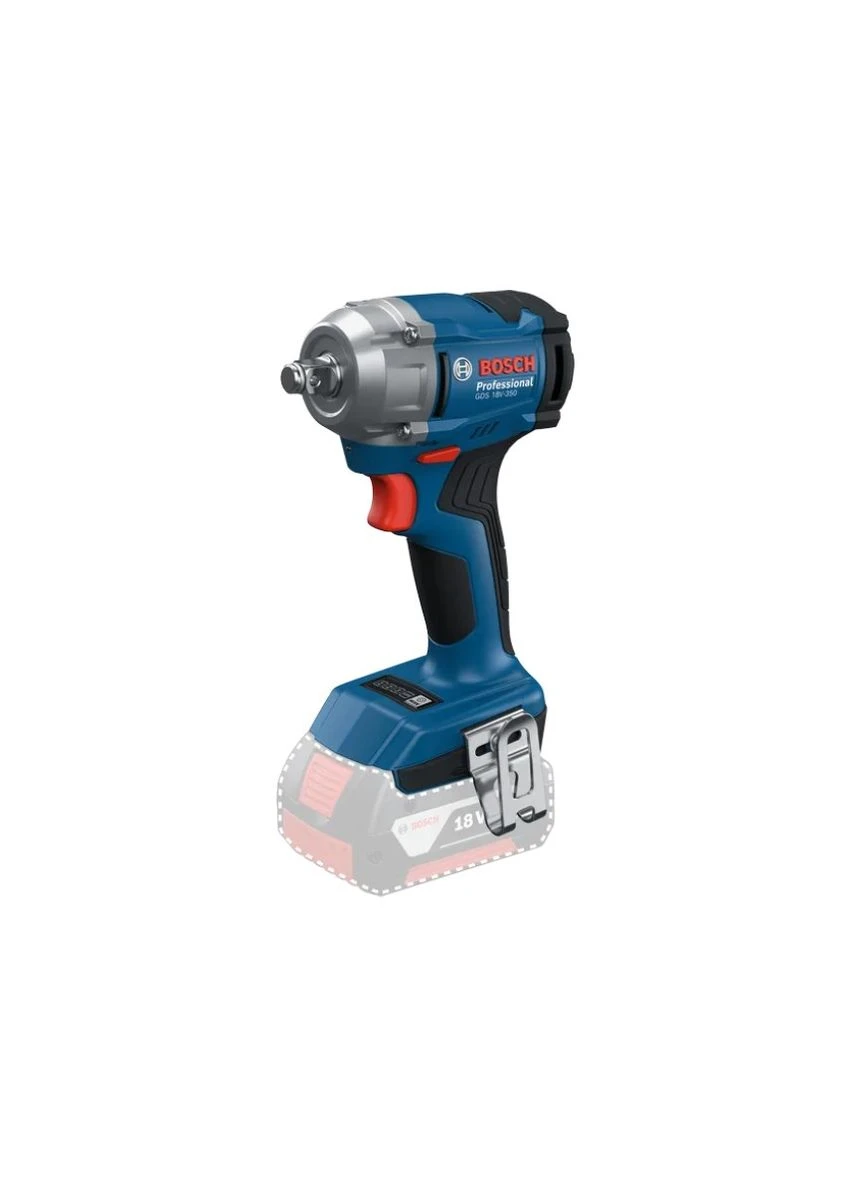 Аккумуляторный гайковерт GDS 18V-350 (18В, 1/2", 350 Нм) ударный без АКБ и зарядного устройства (26782) Bosch (387878216)