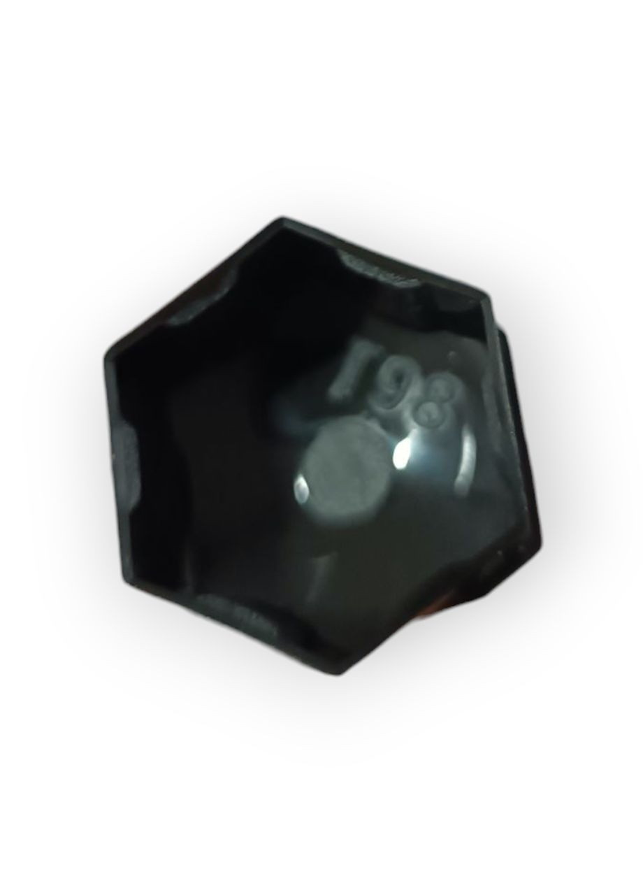 Комплект ковпачків 21мм на болти для дисків ( 20шт, чорний глянець) No Brand (371774117)