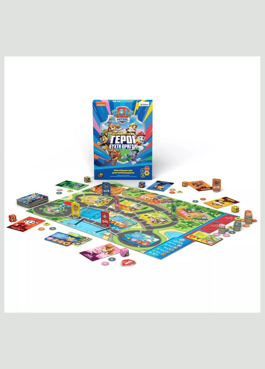 Гра настільна Paw Patrol Герої Бухти пригод (R080UA) ROZUM (333252535)