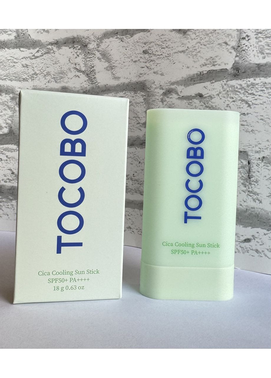 Cica Cooling Sun Stick — солнцезащитный сток с центелой SPF50+ PA++++ 18 g TOCOBO (369569430)