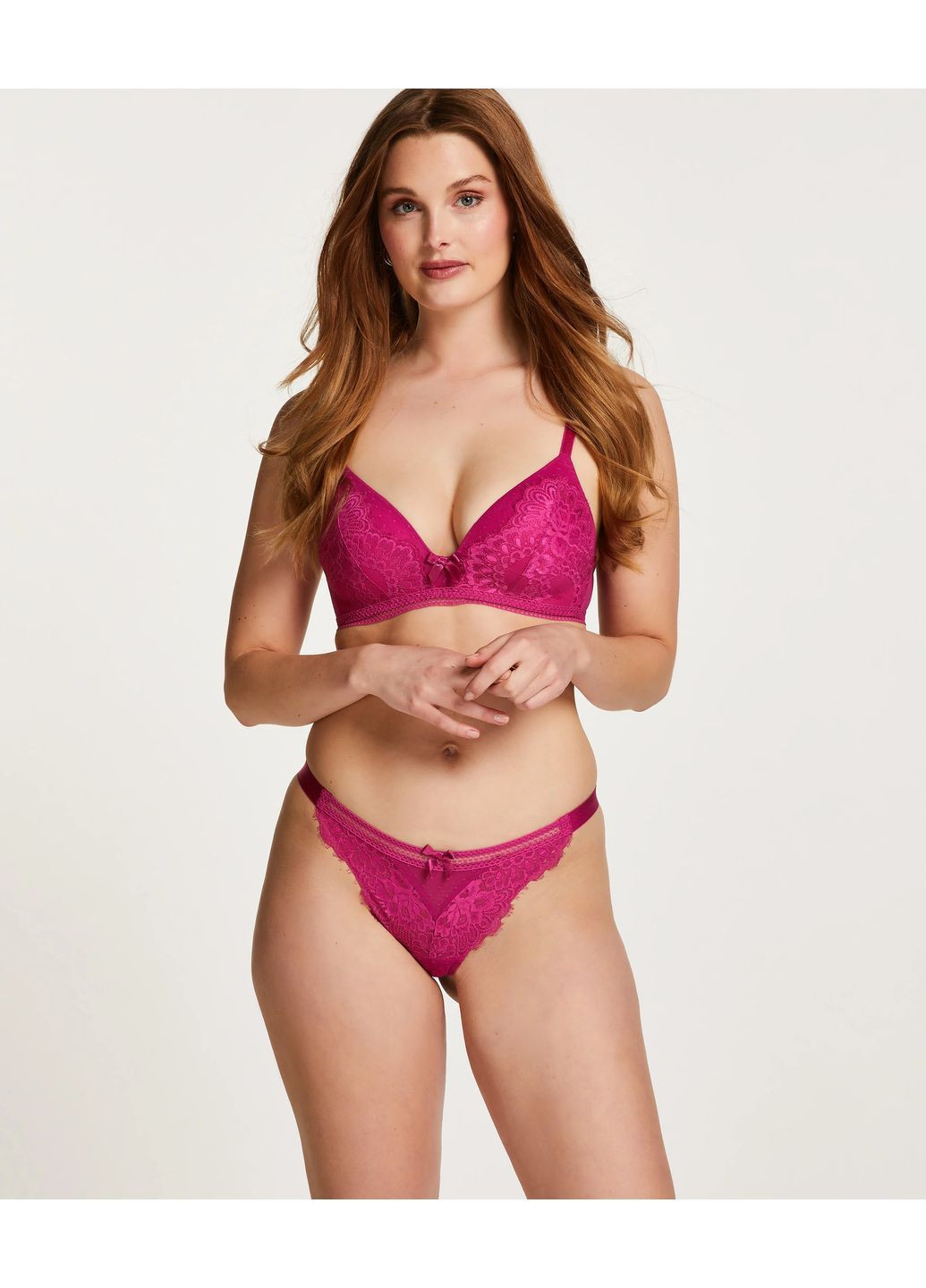 Трусики Bessie фуксія Hunkemoller (364674975)