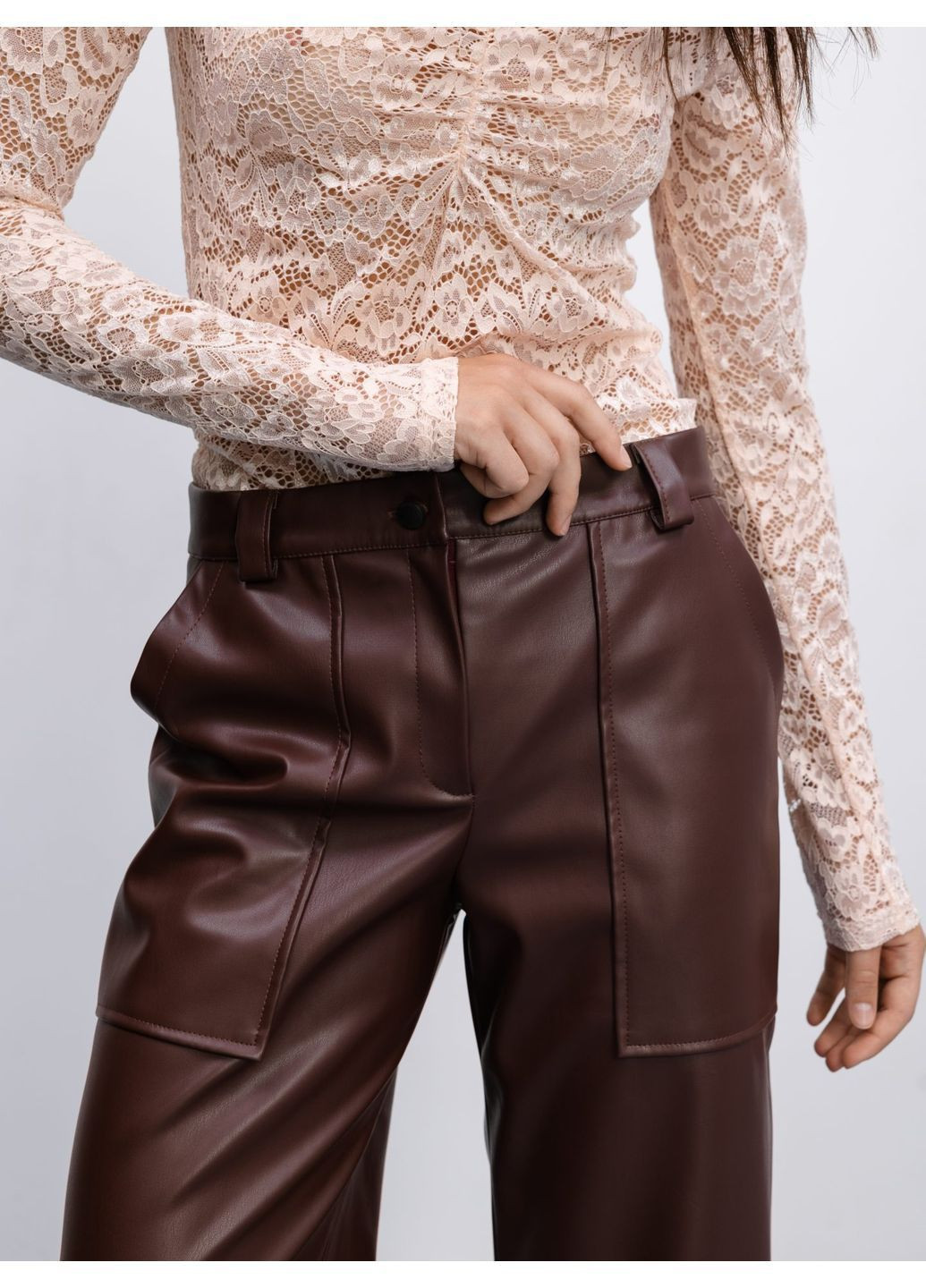 Брюки, цвет Темно-коричневый Alvo (367831579)